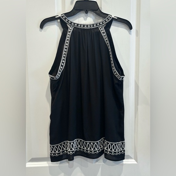 NEW Belldini Lurex Embroidered Keyhole Tank - Picture 6 of 7